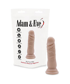 Adam & Eve My First Willy Silicone dildo in clear bag