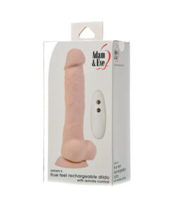 Adam's True Feel Rechargeable Dildo with remote control