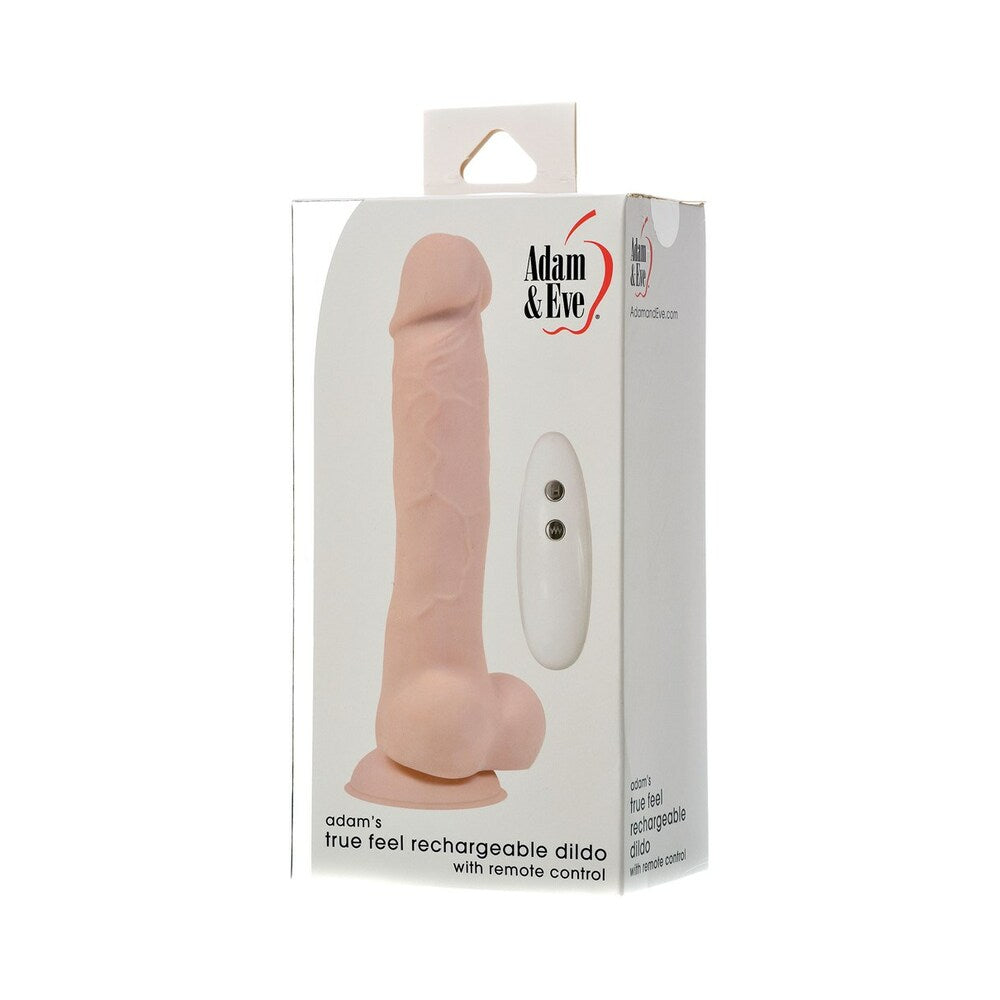 Adam's True Feel Rechargeable Dildo with remote control
