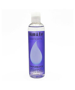 Adam & Eve Masturbator Lubricant 8 oz. water-based lube bottle for strokers and skin use