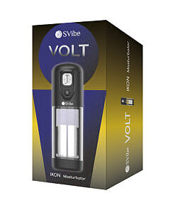 SVibe Ikon Volt Masturbator with soft silicone sleeve