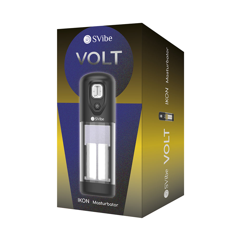 SVibe Ikon Volt Masturbator with soft silicone sleeve
