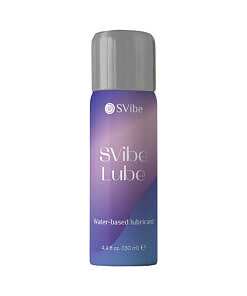 SVibe Snail Lube Water-Based 4 oz. personal lubricant bottle on white background.