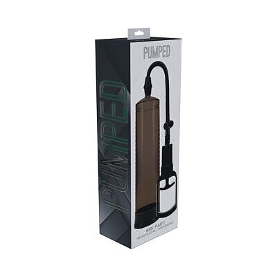 Pumped Basic Pump 2 water-resistant black penis pump with clear vacuum cylinder