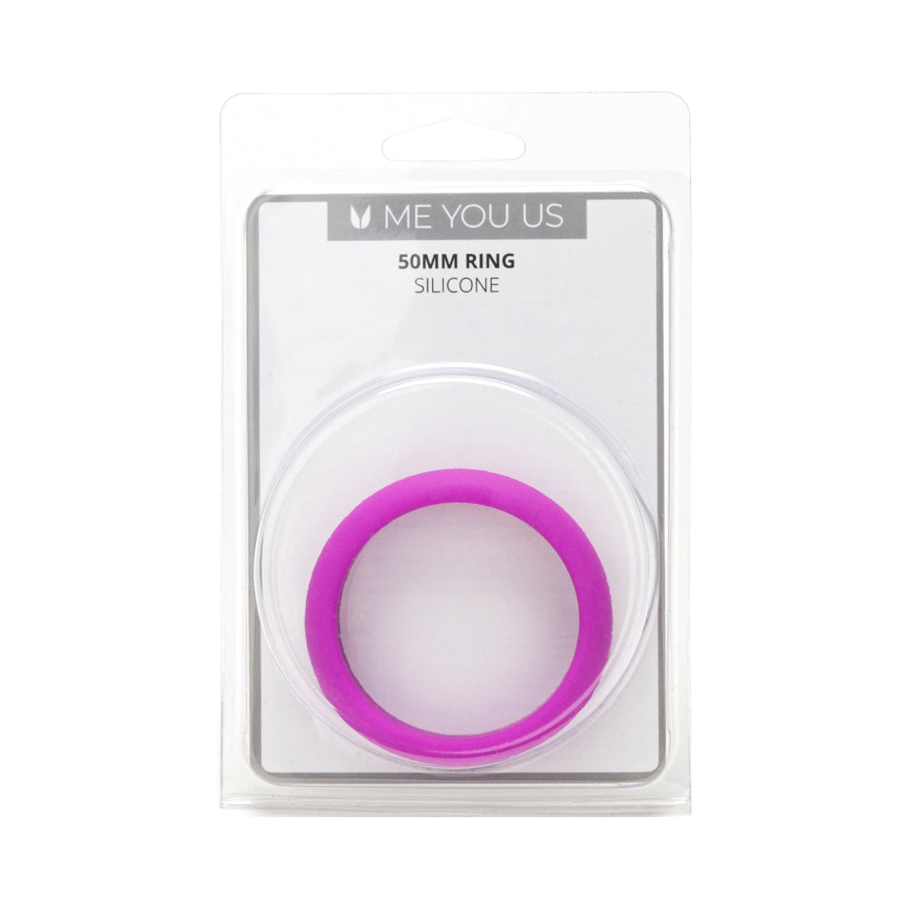 Me You Us Silicone 50mm Ring resting on a matte surface