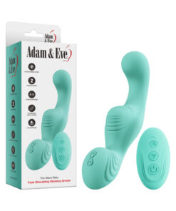 Adam & Eve The Wave Rider grinder vibrator with soft curvy textured silicone surface