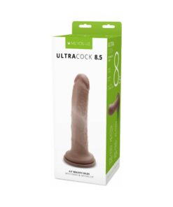 Me You Us Ultra Cock 8.5 inch realistic dildo in caramel with lifelike veins and bulbous head