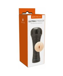 Ultra Stroker Vagina Vanilla transparent sleeve with vanilla hue and textured interior