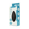 Me You Us Lay-On Vibrator Black in sleek black silicone with ergonomic curved design for targeted clitoral stimulation