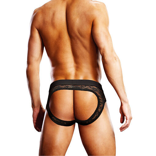 Prowler Lace Open Brief Black S - Image 3