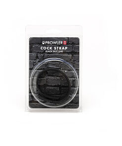 Prowler RED Silicone Cock Strap Black premium silicone cock strap for men