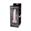 Prowler RED Ultra Cock 7.5 inch realistic dildo in vanilla color with lifelike veins and defined head on neutral background.