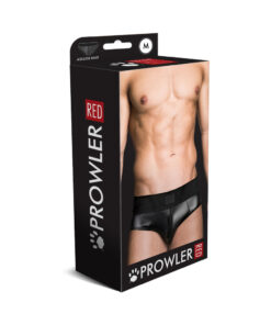 Prowler RED Wetlook Assless Brief Black M