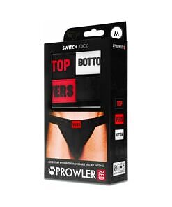 Prowler RED Switch Jock M jockstrap with black moisture-wicking fabric