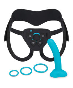 adjustable straps displayed.