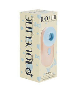 LoveLine Budsie AirTapTech Rechargeable Vibrator Blue - compact earbud-shaped vibrator by Shots