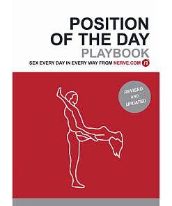 Position of the Day Playbook revised edition paperback with colorful cover and illustrated sex position pages.