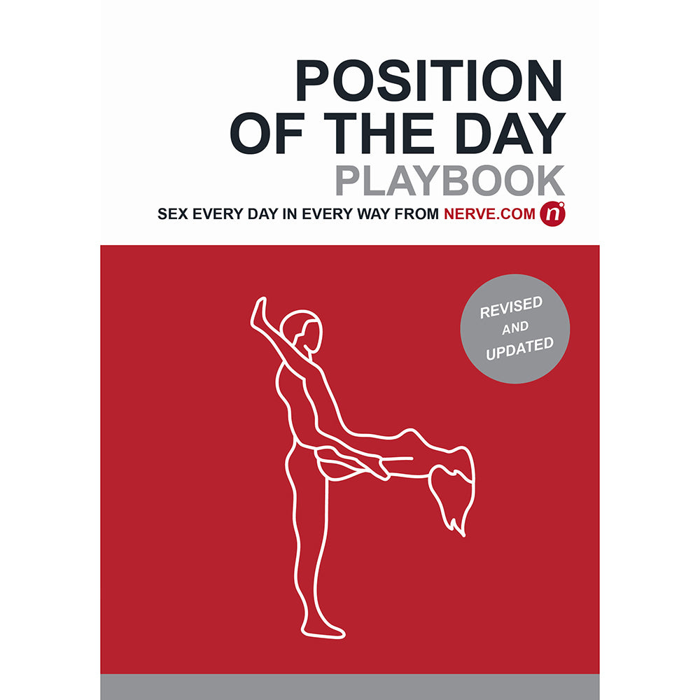 Position of the Day Playbook revised edition paperback with colorful cover and illustrated sex position pages.