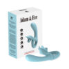 Butterfly Play Set two multi-use stimulators with soft pink silicone and flexible rabbit-ear shape on white background