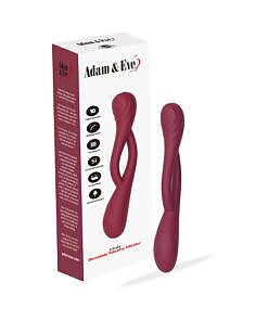 Adam & Eve Infinity Bendable Silicone Vibrator in sleek pink