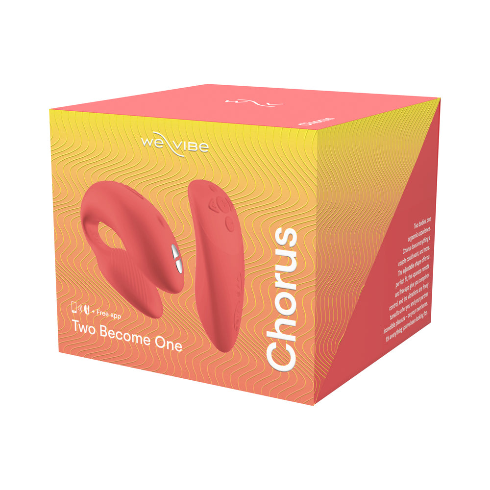 We-Vibe Chorus Couples Vibrator in Crave Coral
