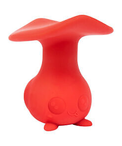 Cute Little Fuckers Morrie Red gender inclusive vibrator with red mushroom shape