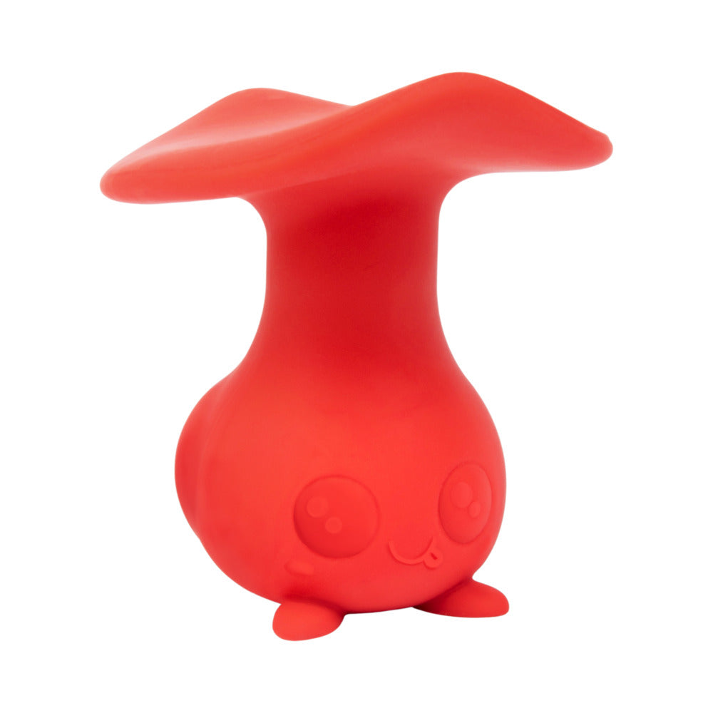 Cute Little Fuckers Morrie Red gender inclusive vibrator with red mushroom shape