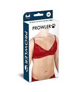 Prowler Lace Bra in red