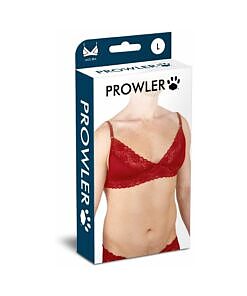 Prowler Lace Bra in red