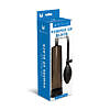 Me You Us Pumped Up Black penis pump with hand pump and quick-release valve