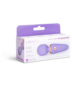 Le Wand Mini Micro Wand Violet compact wand massager with 3 speeds and 7 patterns