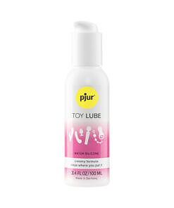 pjur TOY LUBE 3.4 oz. bottle with white cream label