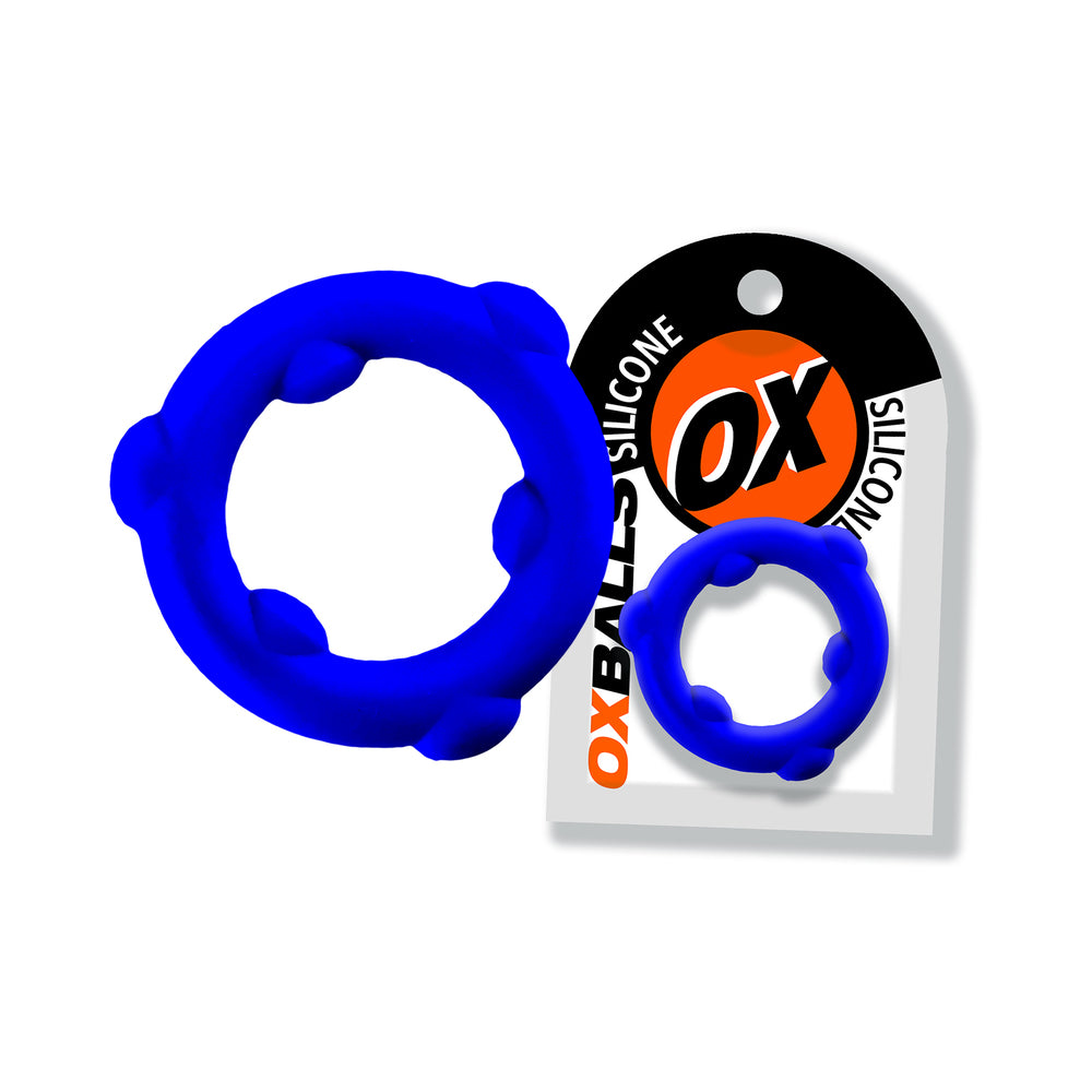 Oxballs Spinner Single Silicone Ring Glacier in icy blue