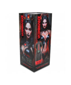 Raven Shadow Sinner Masturbator in sleek black with textured sleeve and ergonomic grip