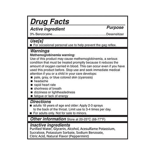 Adam & Eve Deep Throat Desensitizing Spray Peppermint - Image 3