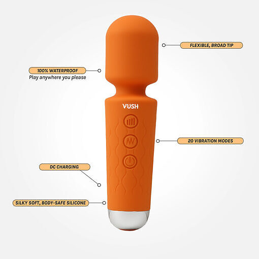VUSH Essentials Mini Wand Vibrator - Image 4