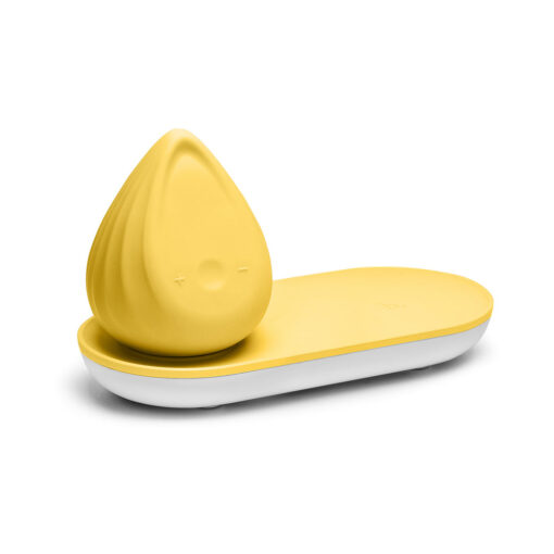 shown on a minimalist bedside table.