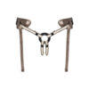 Strap-On-Me Leatherette Harness Desirous in black faux leather with adjustable straps and silver O-ring