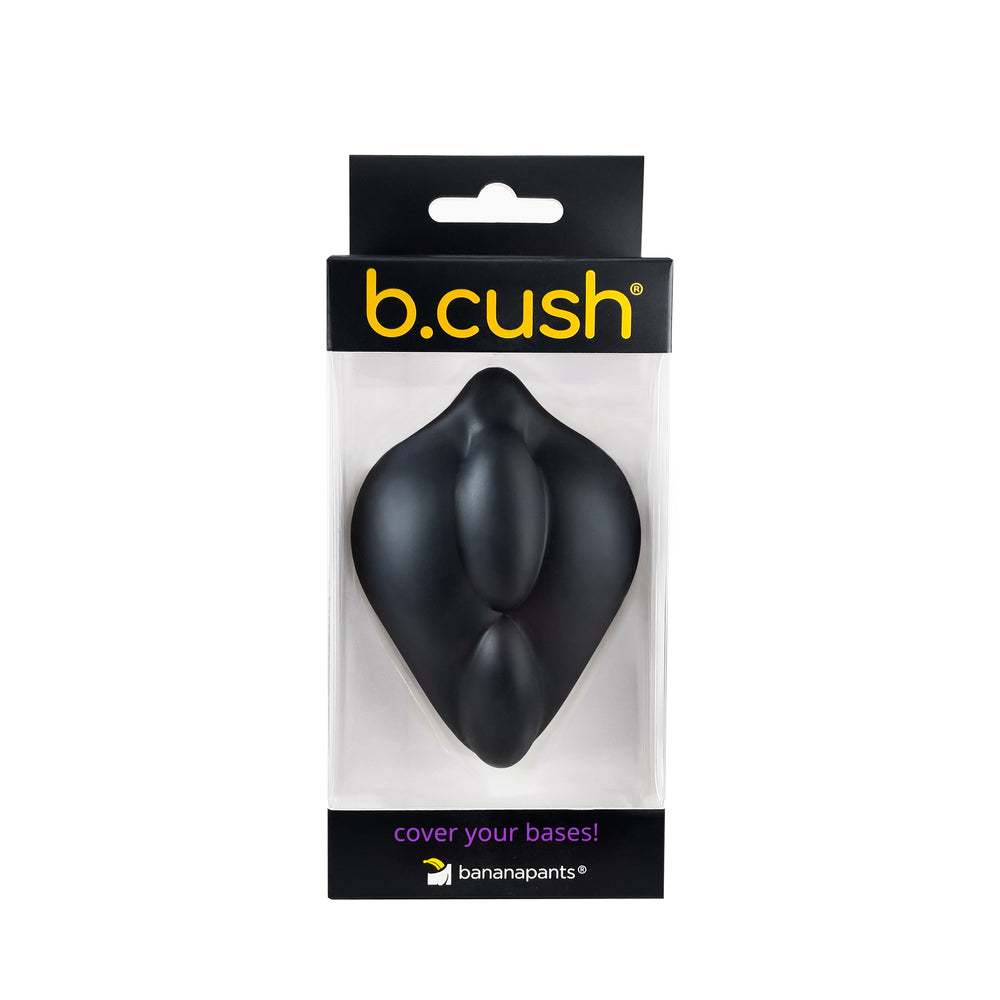Banana Pants B.Cush Black dildo base cushion with two soft bumps