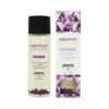 Exsens Amethyst Sweet Almond Massage Oil 3.4 oz. bottle with purple crystal accents on a spa towel