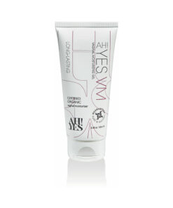 water-based moisturizing gel on a light surface.