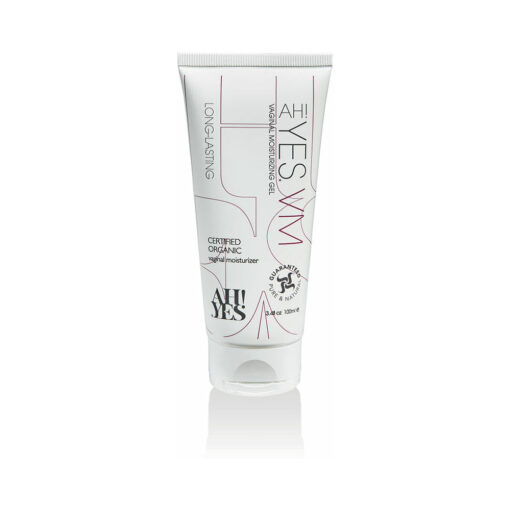 water-based moisturizing gel on a light surface.