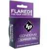 ID Superior Feel Condom three-pack with clear latex condoms and foil wrappers on a soft bedside surface