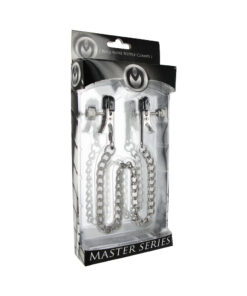 Master Series Ox Bull Nose Nipple Vice with steel chain and bullnose clamps