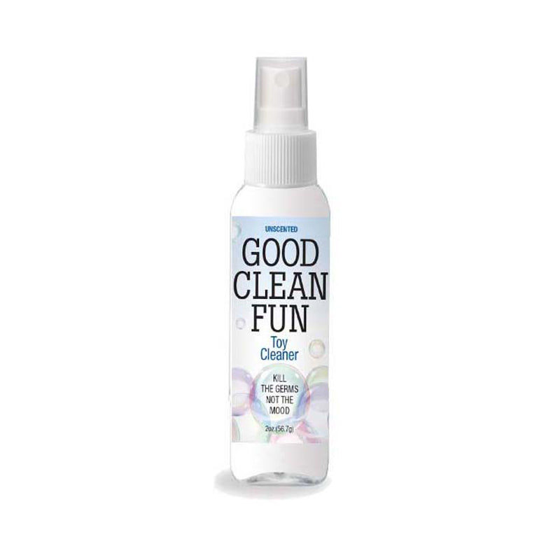 Good Clean Fun Unscented Toy Cleaner spray bottle on a white background