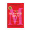 Cover of The Menopause Book featuring a clean