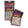 Bedroom Bingo game box by Little Genie showing scratch-off challenge cards and coin on a soft background.
