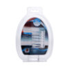 Clear spiral ball stretcher from Trinity Men showing transparent coiled design for gentle tug sensation.