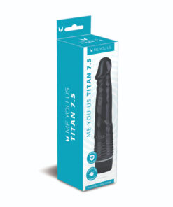 Me You Us Titan Realistic Vibrator Black