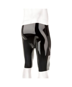 and elastic waistband on a neutral background.